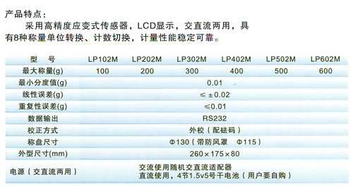 LP-2M电子天平